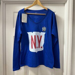 Fanatics New York Rangers 2018 NHL Winter Classic long sleeve shirt NWT sz Large